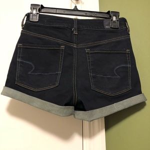 NEW American Eagle dark wash, high waisted shorts